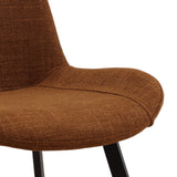 Banon Dining Chair Set of 2, Brown