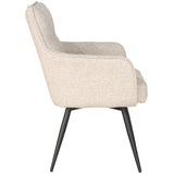 Adelise Swivel Chair, Beige