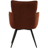 Adelise Swivel Chair, Eva Rust
