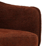 Adelise Swivel Chair, Eva Rust