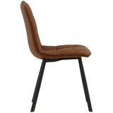 Itzli Dining Chair, Brown, Set of 2
