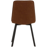 Itzli Dining Chair, Brown, Set of 2