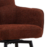 Adelise Counter Stool Set of 2, Burgundy