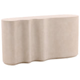 Xyra Outdoor Console Table, Light Grey