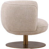 Aisha Swivel Chair, Eva Oatmeal