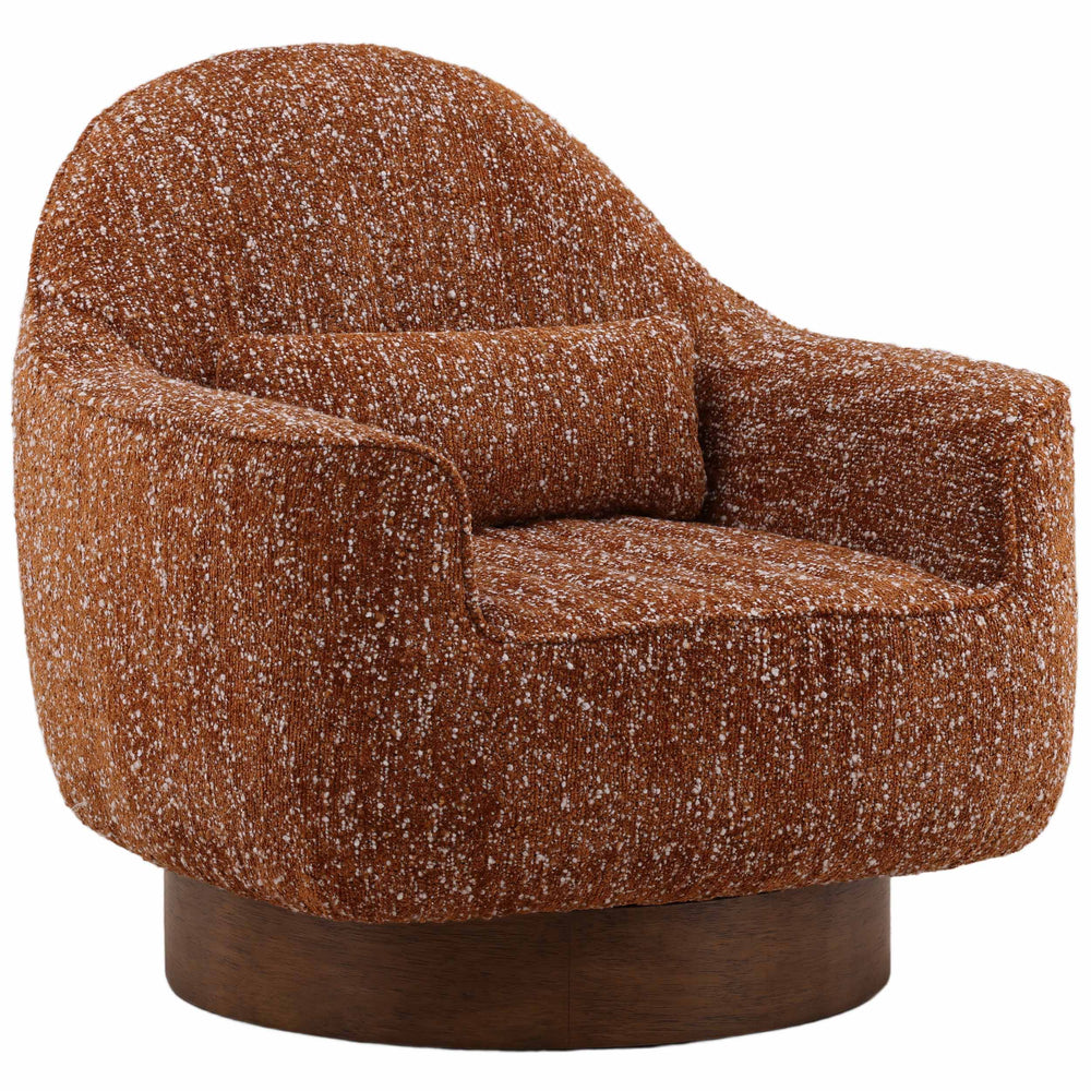 Eastleigh Swivel Chair, Ginger