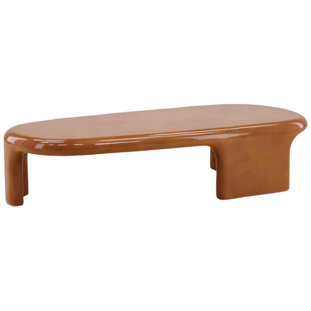 Kevelyn Outdoor Coffee Table, Ochre
