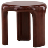 Kevelyn Outdoor Side Table, Rust