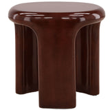 Kevelyn Outdoor Side Table, Rust