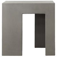 Rivero Outdoor Side Table, Grey-Furniture - Accent Tables-High Fashion Home