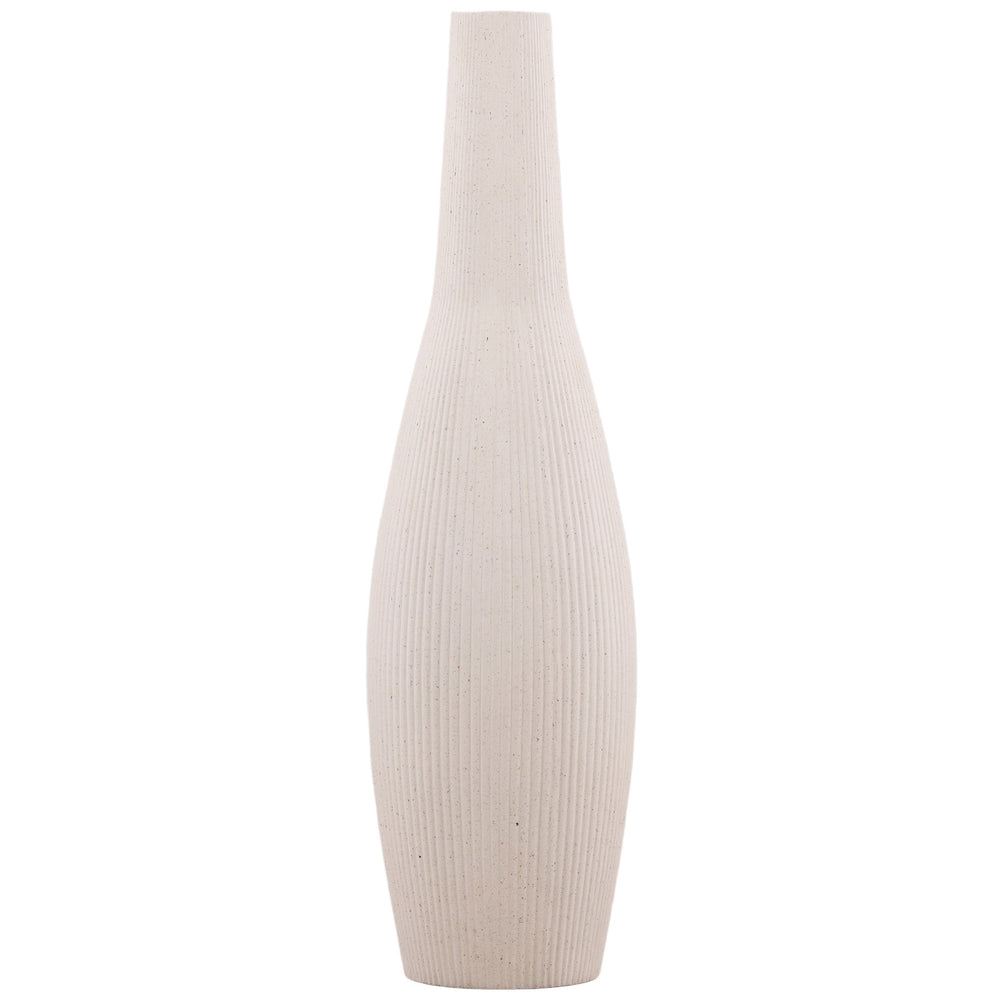 Cleston Outdoor Vase, Ivory