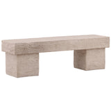Iridelle Outdoor Bench, Sand