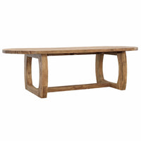 Janie Outdoor Dining Table, Distressed Natural