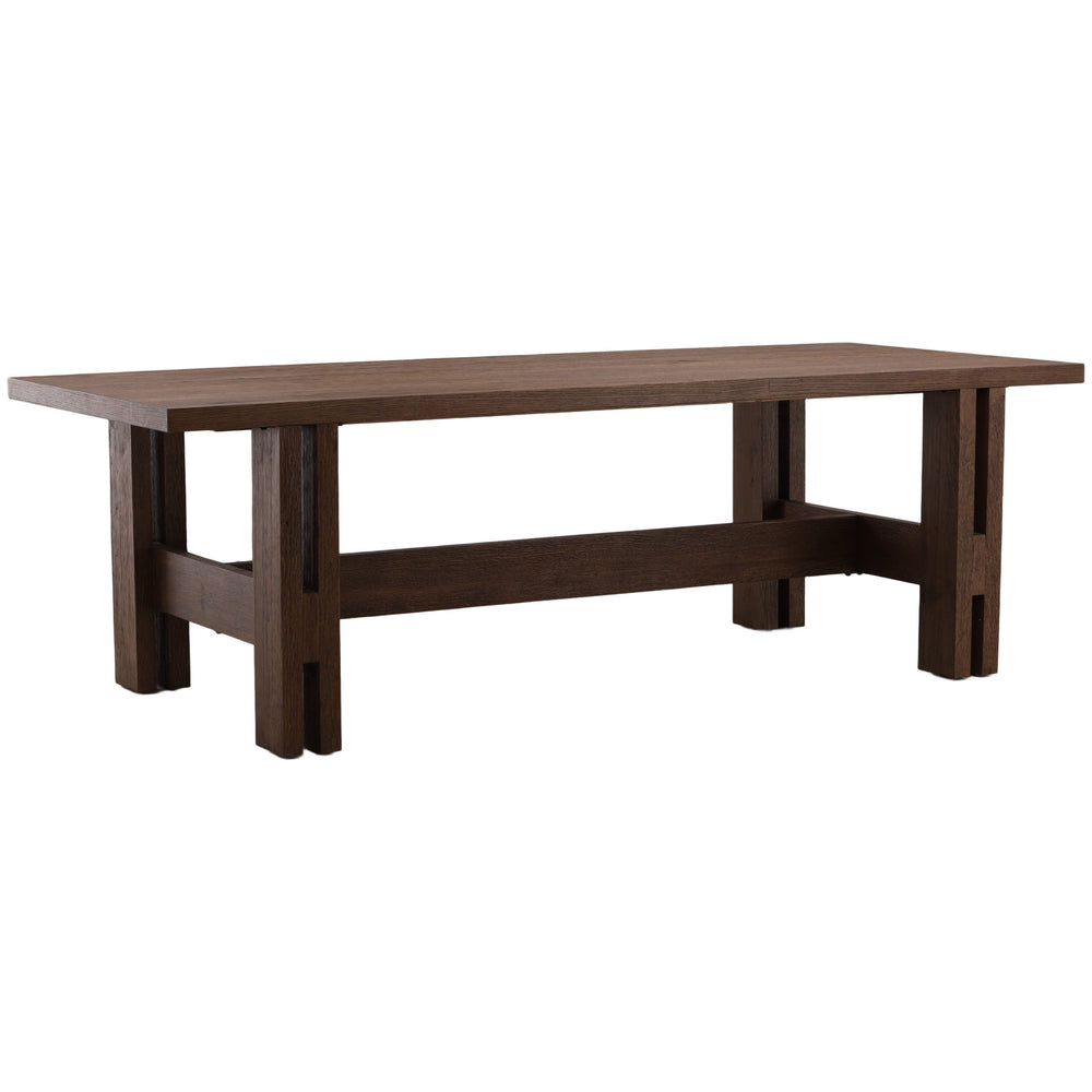 Somerton Dining Table, Dark Brown