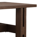 Somerton Dining Table, Dark Brown