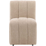 Marvin Gliding Dining Chair, Charlotte Camel, Set of 2