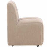 Marvin Gliding Dining Chair, Charlotte Camel, Set of 2