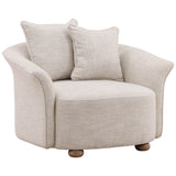 Zayan Chair, Yukon Cream