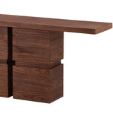 Jena Console Table, Brown-Furniture - Accent Tables-High Fashion Home