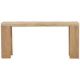 Crosby Console Table, Light Natural