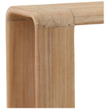 Crosby Console Table, Light Natural