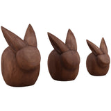 Vinni Sculpture Set of 3, Brown