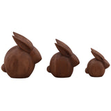 Vinni Sculpture Set of 3, Brown