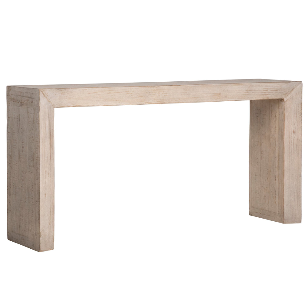 Sonya Console Table, Light Warm Wash