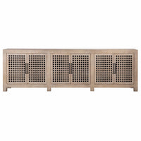 Devina 6 Door Sideboard, Light Warm Wash-Furniture - Storage-High Fashion Home