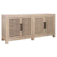 Devina 4 Door Sideboard, Light Warm Wash