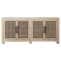 Devina 4 Door Sideboard, Light Warm Wash