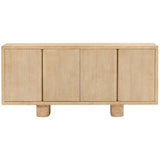 Thalia 4 Door Sideboard, Light Natural
