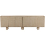 Thalia 6 Door Sideboard, Light Natural