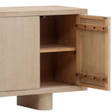 Thalia 6 Door Sideboard, Light Natural