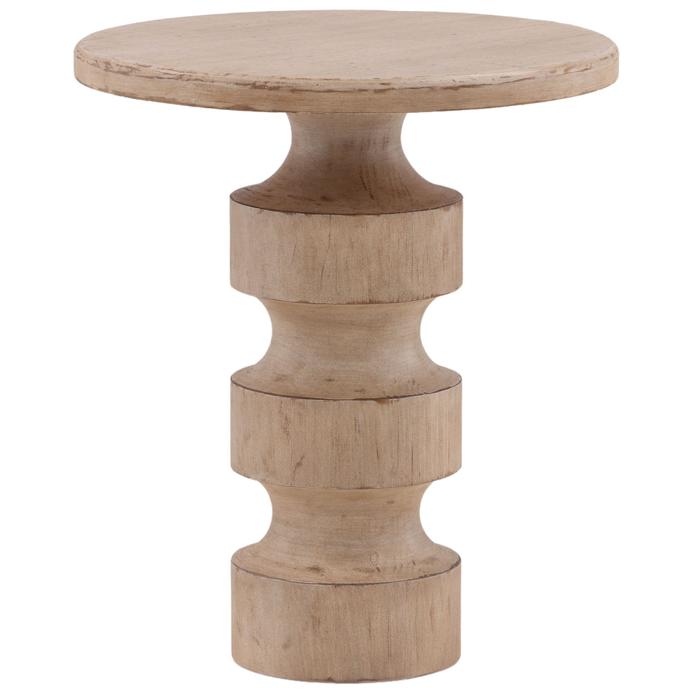 Taryn Side Table, Light Warm Wash