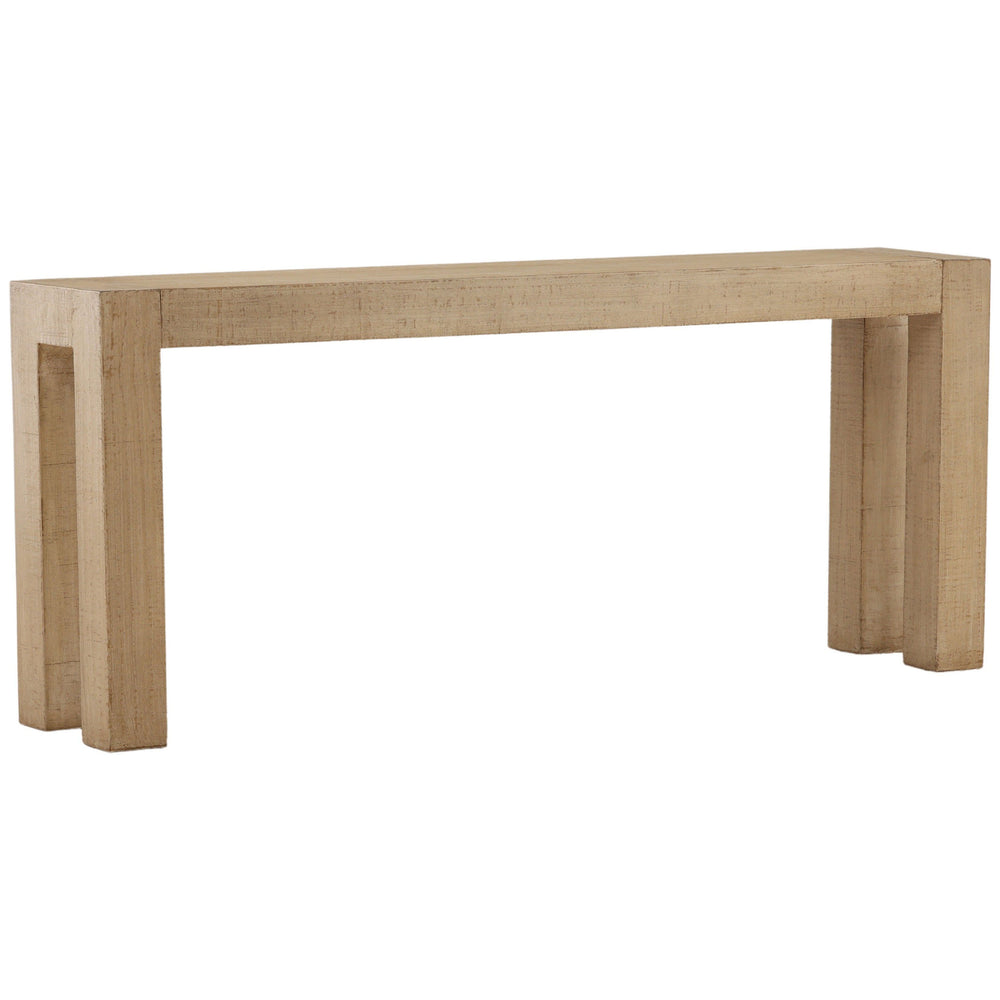 Lamont Console Table, Light Warm Wash