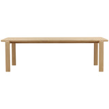 Zulema Dining Table, Light Natural