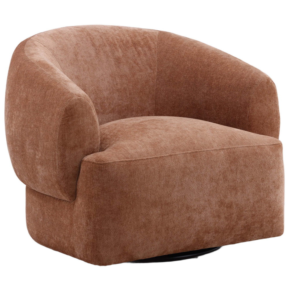 Billie Swivel Chair, Rose