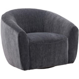 Rojas Swivel Chair, Blue