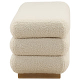 Aura Storage Bench, Cream