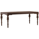 Savin 78" Dining Table, Brown