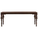 Savin 78" Dining Table, Brown