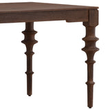 Savin 78" Dining Table, Brown