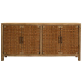 Octavian 4 Door Sideboard, Natural