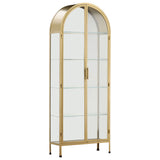 Viridian Cabinet, Brass