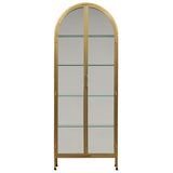 Viridian Cabinet, Brass