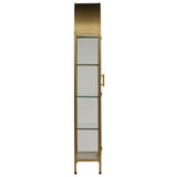 Viridian Cabinet, Brass
