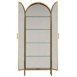 Viridian Cabinet, Brass