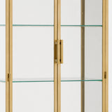 Viridian Cabinet, Brass