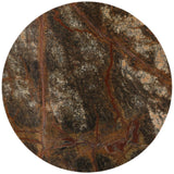 Marston Side Table, Brown/Green Marble